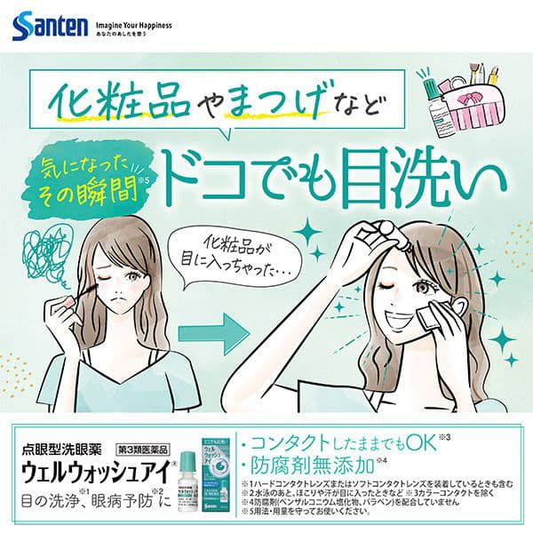 ウェルウォッシュアイa (10ml×1本) [点眼型洗眼薬]【第3類医薬品】 