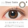  【CYL-2.25/AXIS180°】レヴィア トーリック ワンデー カラー(ReVIA TORIC 1day COLOR）10枚入 
