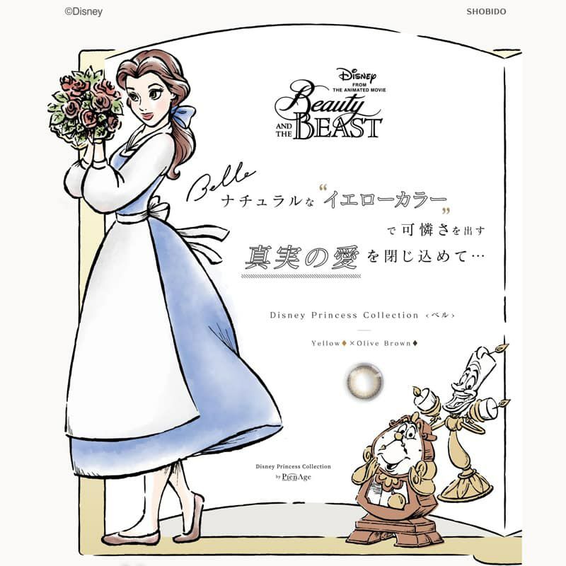 ディズニープリンセスコレクション バイ ピエナージュ 6枚入-ベル