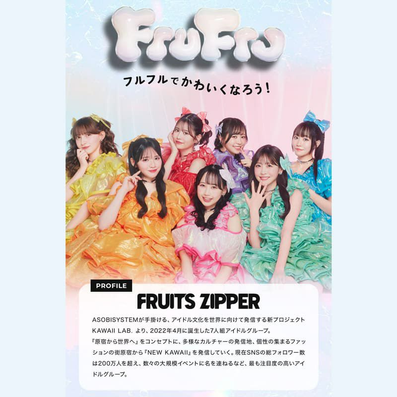 ★FRUITS ZIPPER★フルフル (FruFru)10枚入[NOEL BROWN] 