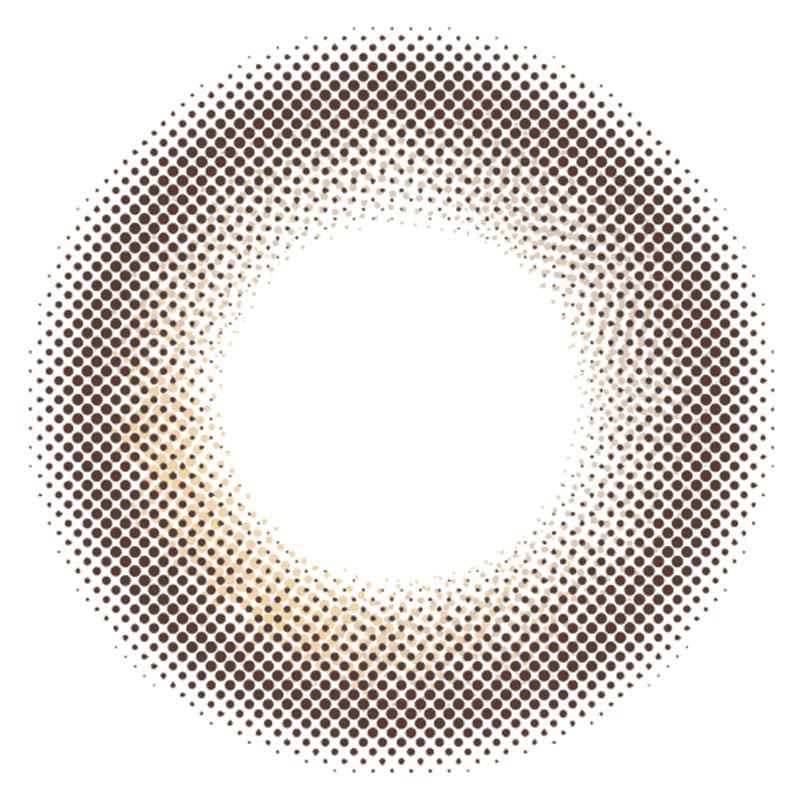 エルージュ2ウィーク (eRouge 2week) 6枚入[ミニョンショコラ] レンズ画像