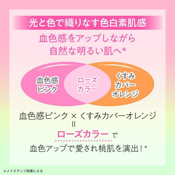 【ロート】スキンアクア トーンアップUVエッセンス ローズカラー（日焼け止め）SPF50+／PA++++ 80g 