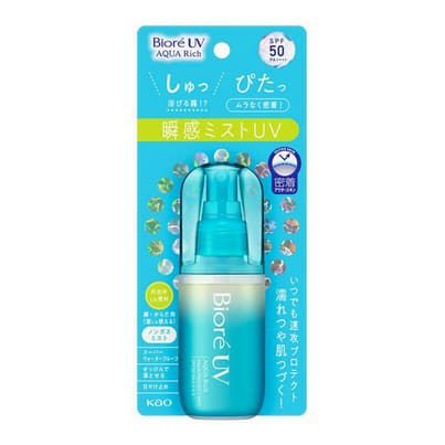 【ビオレ】ビオレUV アクアリッチ　アクアプロテクトミスト（日焼け止めミスト）SPF50／PA++++ 60ml 