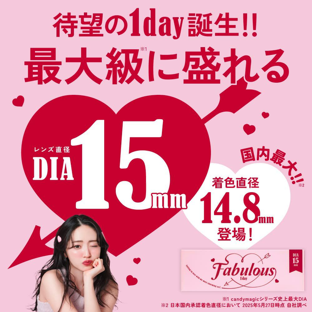 ファビュラスワンデー (FABULOUS 1day) 10枚入