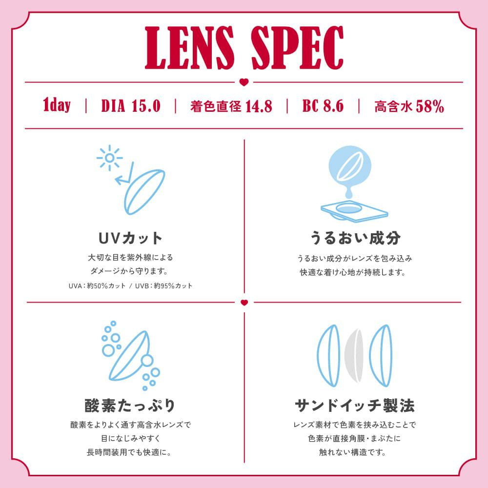 ファビュラスワンデー (FABULOUS 1day) 10枚入