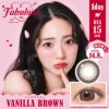 ファビュラスワンデー (FABULOUS 1day) 10枚入バニラブラウンイメージ画像