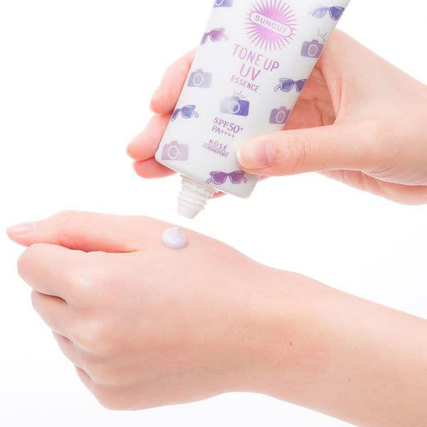 【コーセーコスメポート】サンカットR トーンアップUV エッセンス ラベンダー （日焼け止め）SPF50+・PA++++ 80g 