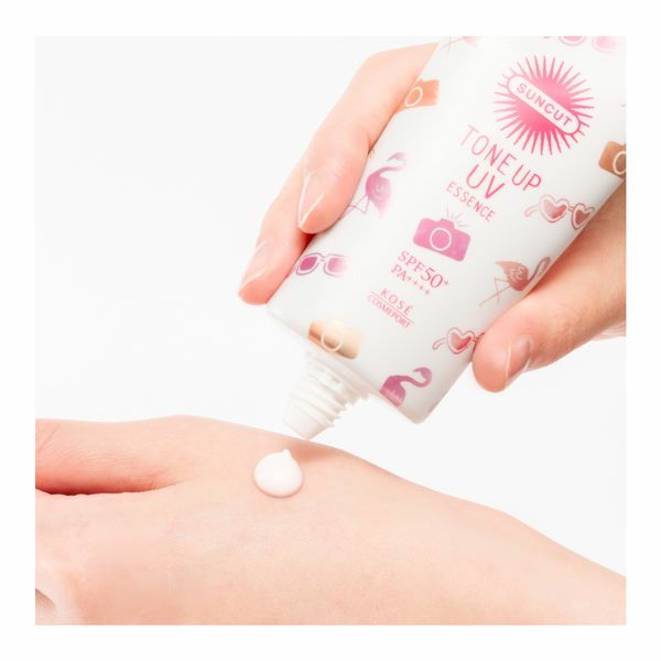 【コーセーコスメポート】サンカットR トーンアップUV エッセンス フラミンゴ （日焼け止め）SPF50+・PA++++ 80g 