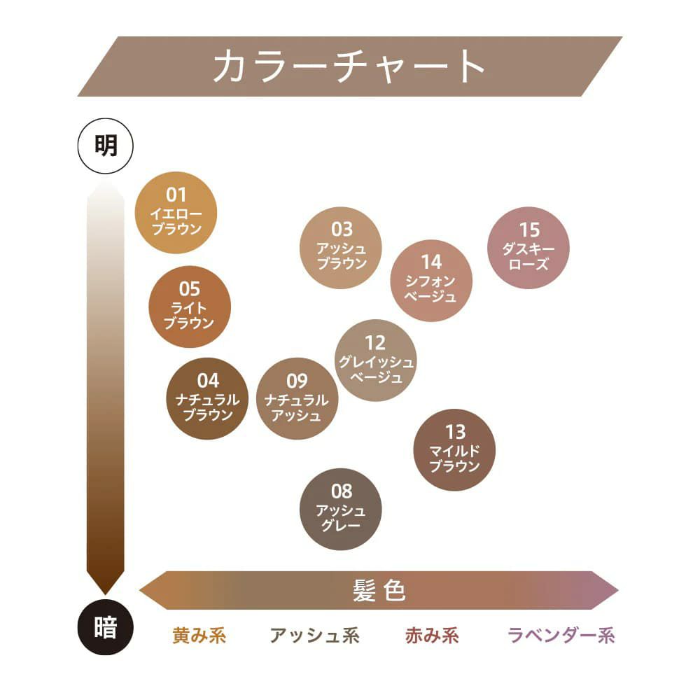 【KISSME(キスミー)】 ヘビーローテーション カラーリングアイブロウEX[05 ライトブラウン] 