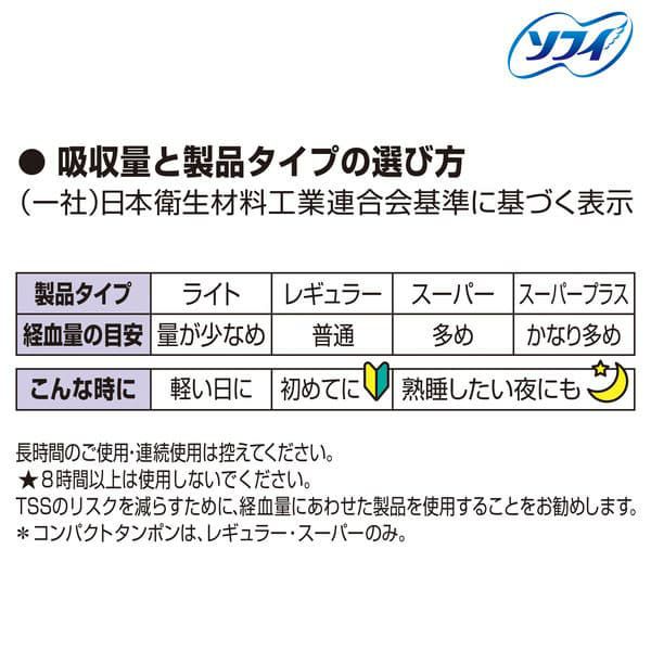 ソフィ コンパクトタンポン スーパー (多い日用) 8個 