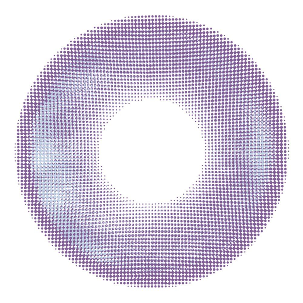 インシャンパープルレンズ画像-ヴィレジェ (VILLEGE) 10枚入-ワンホン-ワンデーカラコン