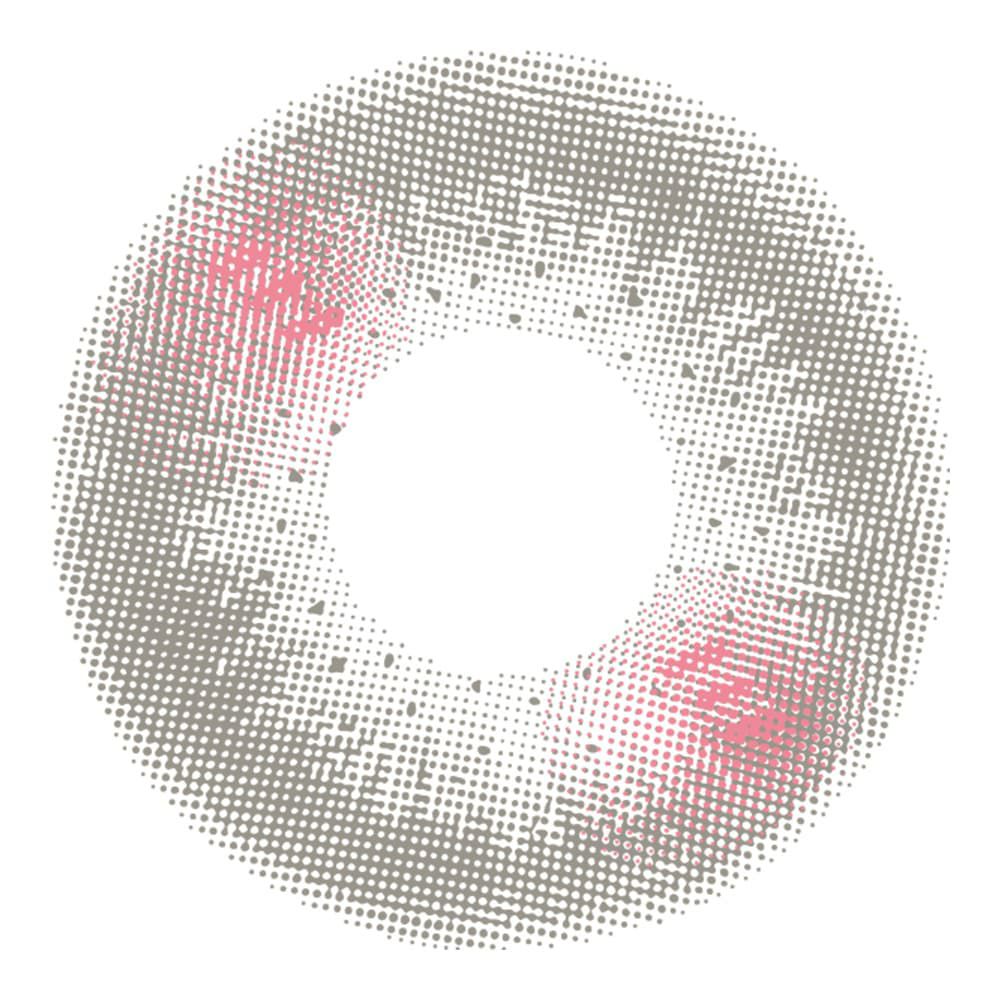 チークグレーレンズ画像-ヴィレジェ (VILLEGE) 10枚入-ワンホン-ワンデーカラコン