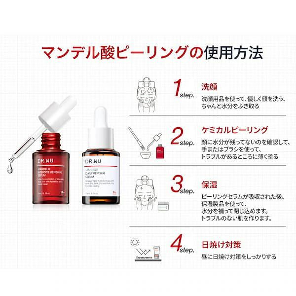 【DR.WU(ドクター・ウー)】マンデリック インテンシブ リニューアル セラム 18％ 15ml 