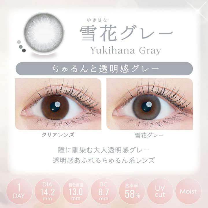 カイカ(Kaica)10枚入[雪花グレー] 