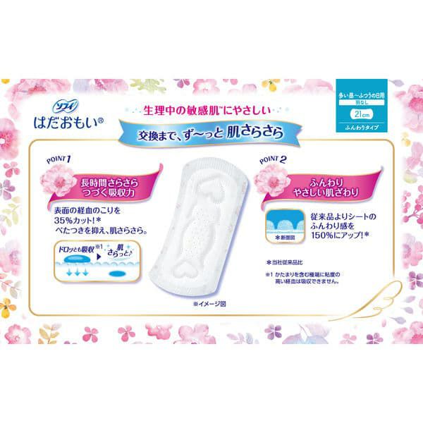 ソフィ はだおもい 多い昼～ふつうの日用 羽なし (21cm×32枚) 