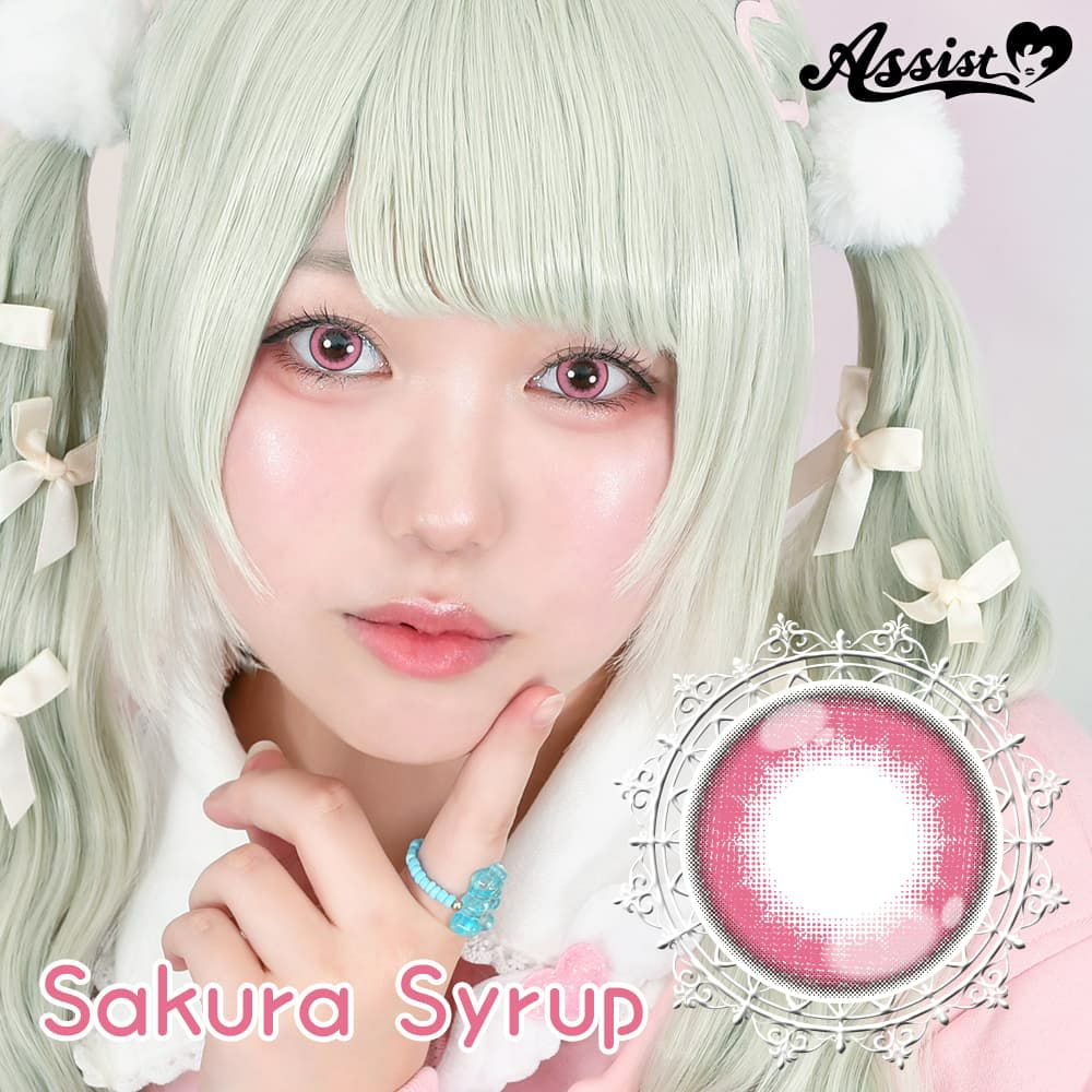 さくらシロップ-高発色カラコン-ハロウィーンカラコン-アシストシュシュ パピーラワンデー シロップ(Puppilla 1day syrup) 6枚入