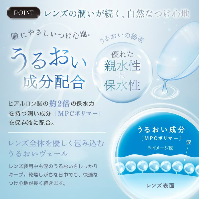 クレーヴ(CLEAV) 30枚入-クリアコンタクトレンズ-低含水