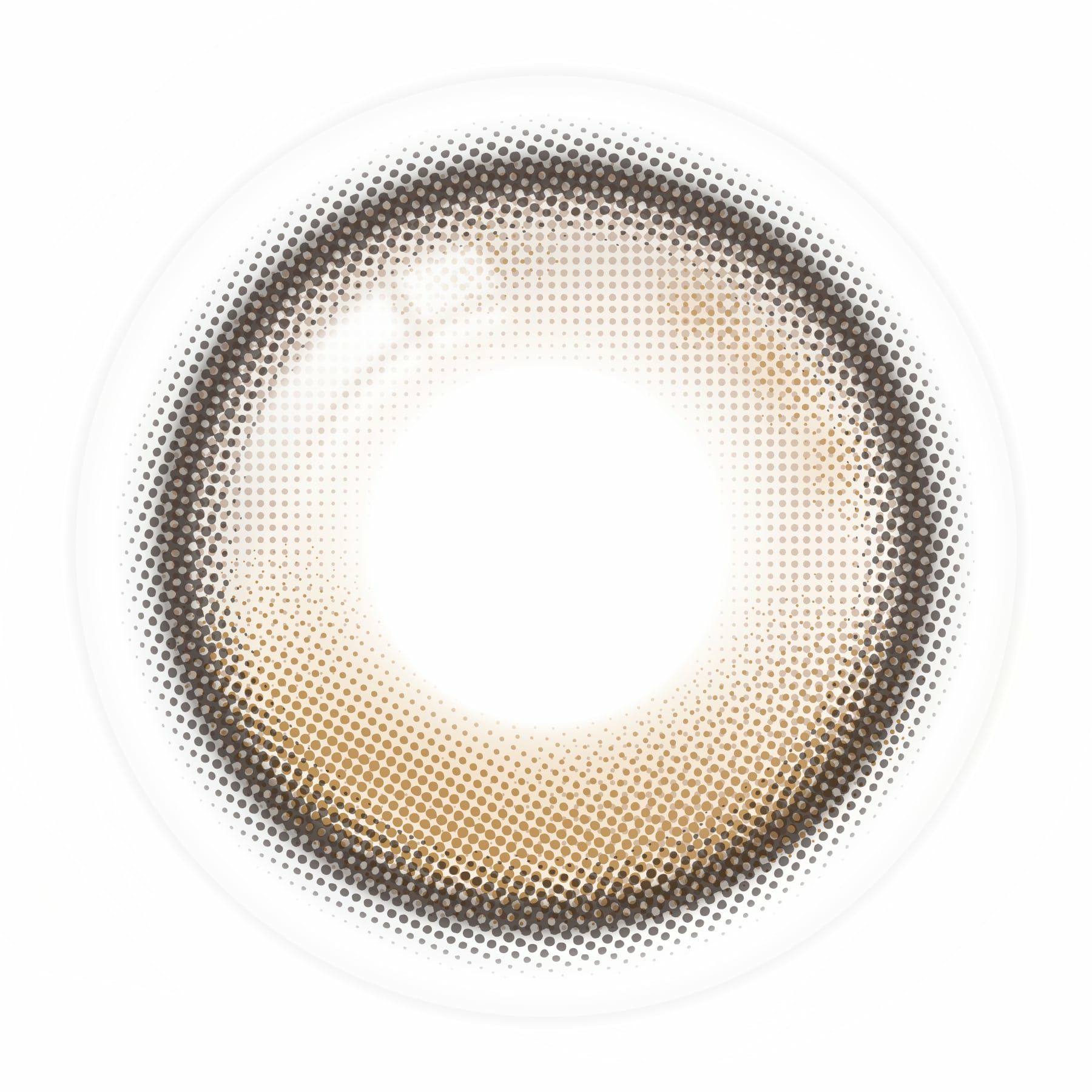 ルナンベージュ-レンズ画像-シリコーン素材-回らない水光カラコン-ワンデーリフレアアンローラ(Unrolla)10枚入 