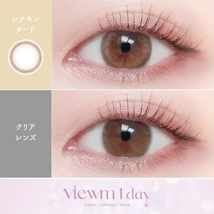 ビュームワンデー(Viewm 1day) 10枚入[シナモンヌード]