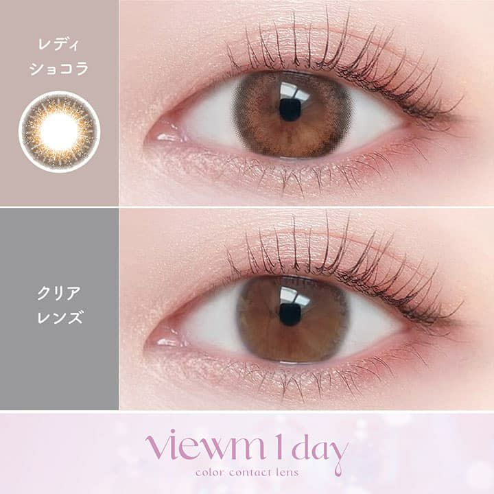 ビュームワンデー(Viewm 1day) 10枚入[レディショコラ] -本田翼