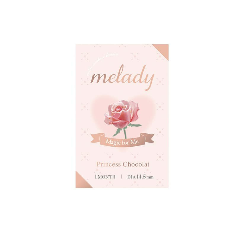 ミレディ ワンマンス（melady 1month） 2枚入[プリンセスショコラ] -大谷映美里-イコラブ-太フチカラコン-プリンセスショコラパッケージ