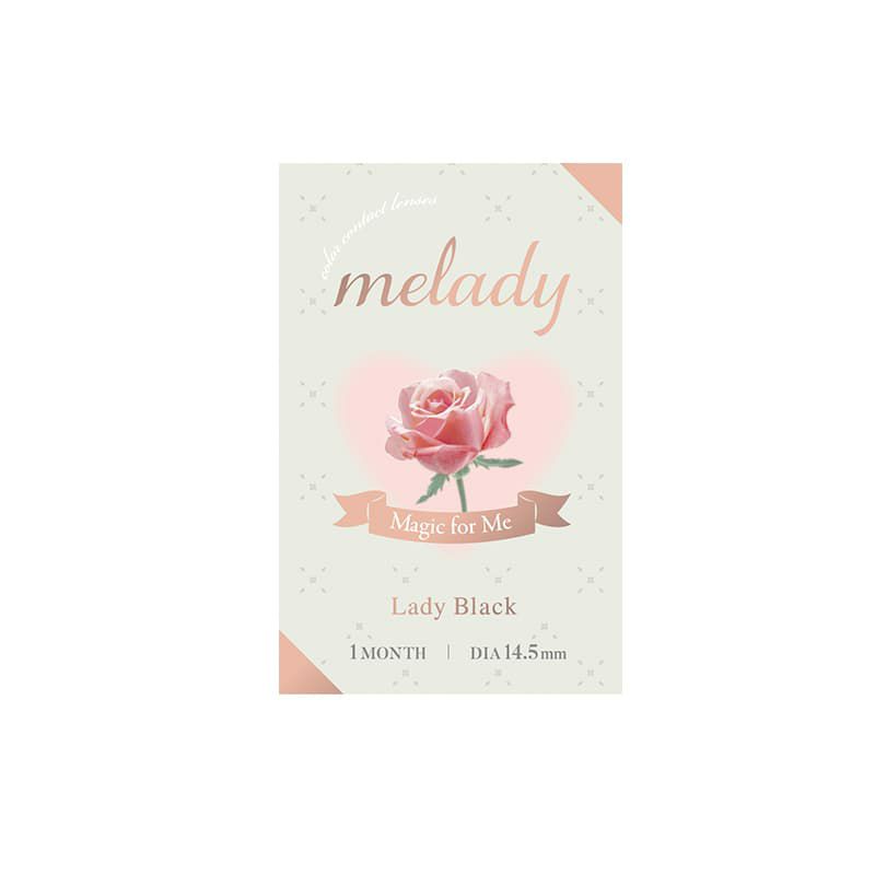 ミレディ ワンマンス（melady 1month） 2枚入[レディブラック] -大谷映美里-みりにゃ-黒カラコン-黒コン-ばれないカラコン