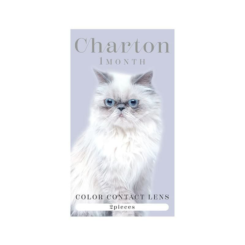 シャルトンワンマンス(Charton 1month)2枚入-美容系Youtuberきぬ-太フチカラコン-マンスリー