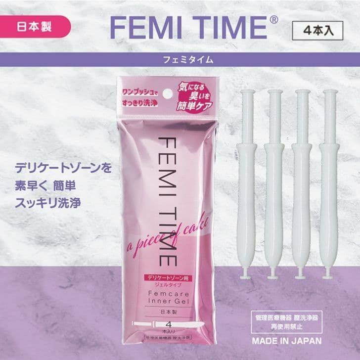 フェミタイム(FEMI TIME) 4本入-膣ケア-膣洗浄器-フェムケア-デリケートゾーンケア